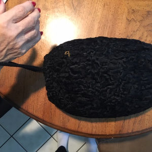 Persian Lamb Wool Muff Purse